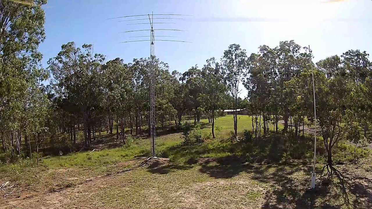 VK2GGC - 1080HD drone view - JOTA Ham Radio Station, Australia