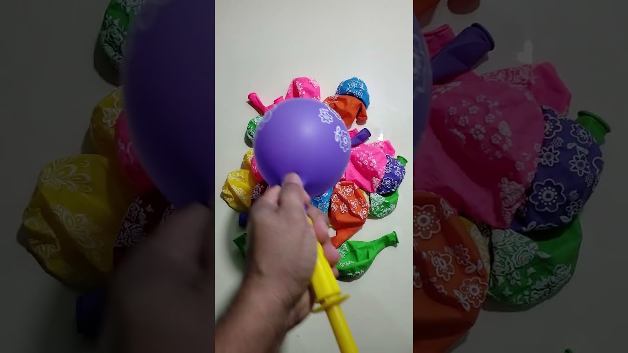 Colourful Mini Balloons Unboxing | Relaxing ASMR 