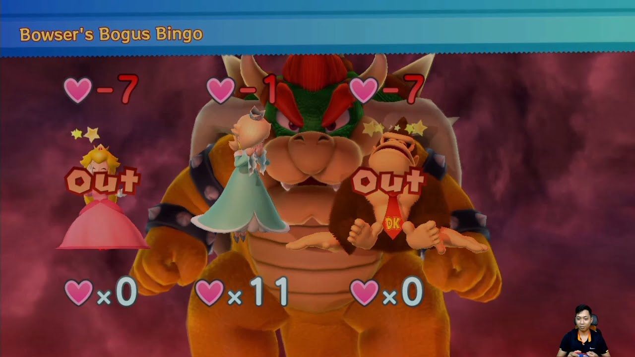 Mario Party 10 Mushroom Park Bowser Party | MARIO CRAZY - Team Bowser vs Team Peach