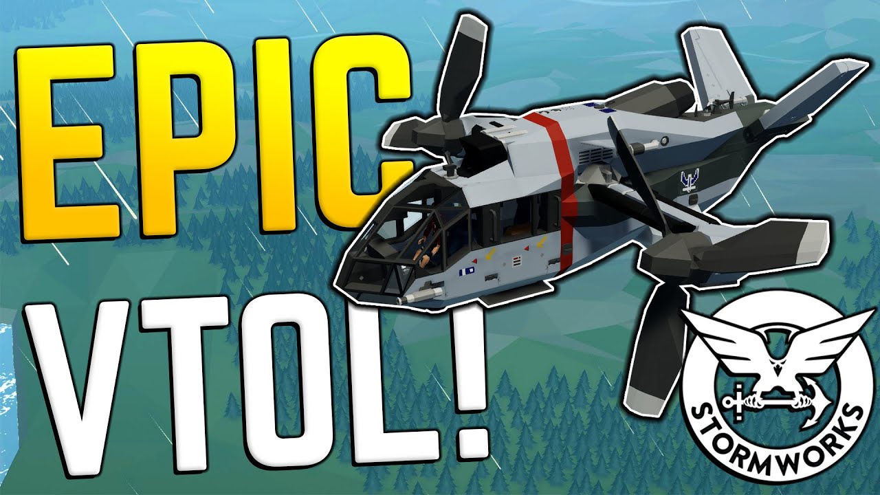 VTOL теряет управление после СПАСЕНИЯ! в Штормворксе