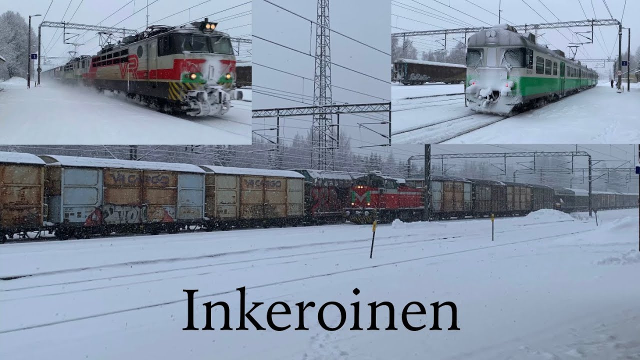Junia Inkeroisissa | Trains at Inkeroinen
