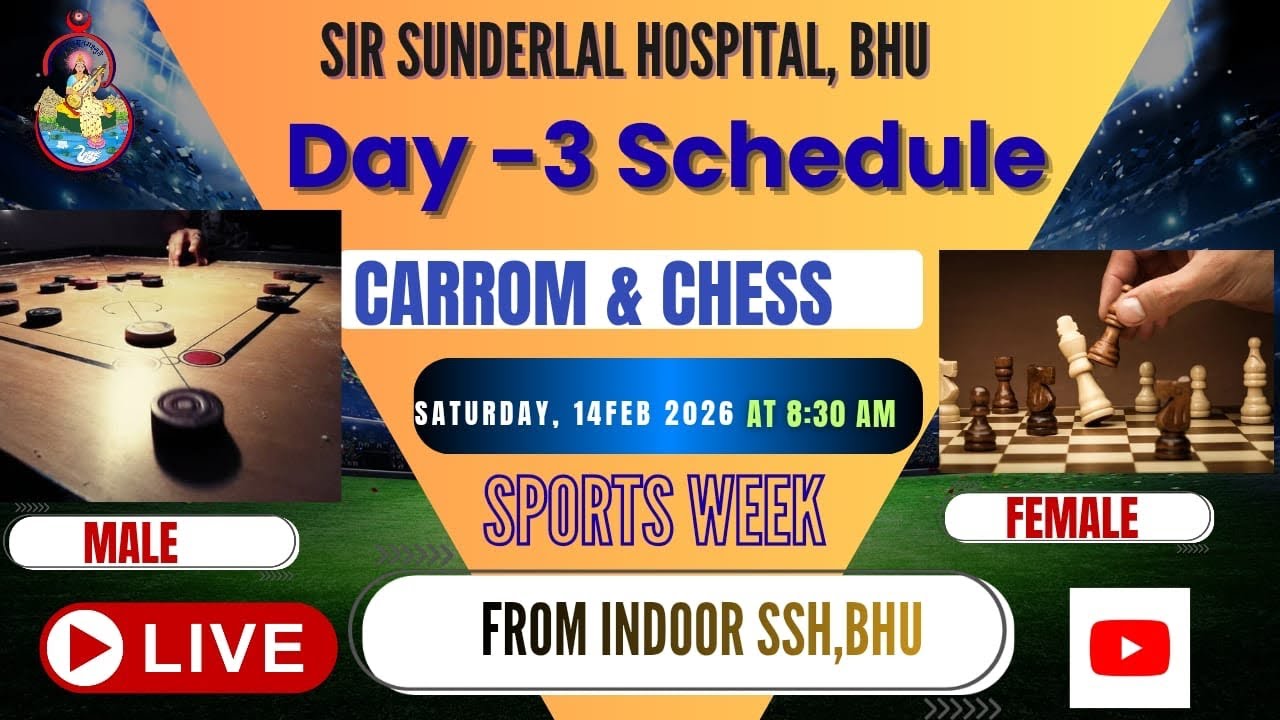 Mind games at their best Chess Carrom Final moments with MS Sir and NS Sir SSH IMS BHU Sports Events