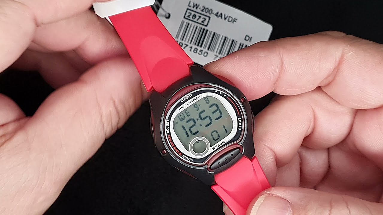 CASIO LW-200-4AV INFANTIL (CASIO PARA CRIANÇA)