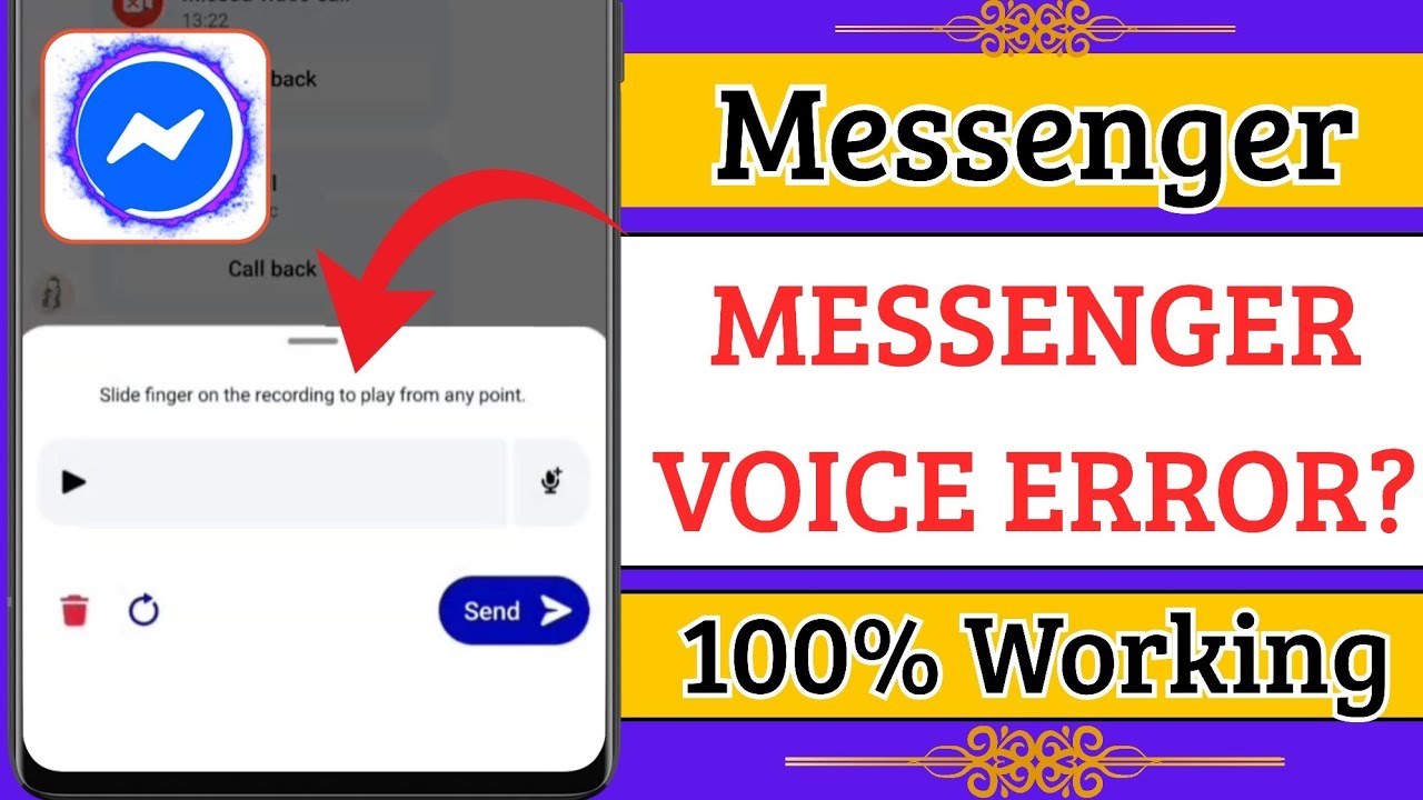 Messenger Voice Message Record Problem (2026) | Fix “Slide Finger on Recording” Error – USA