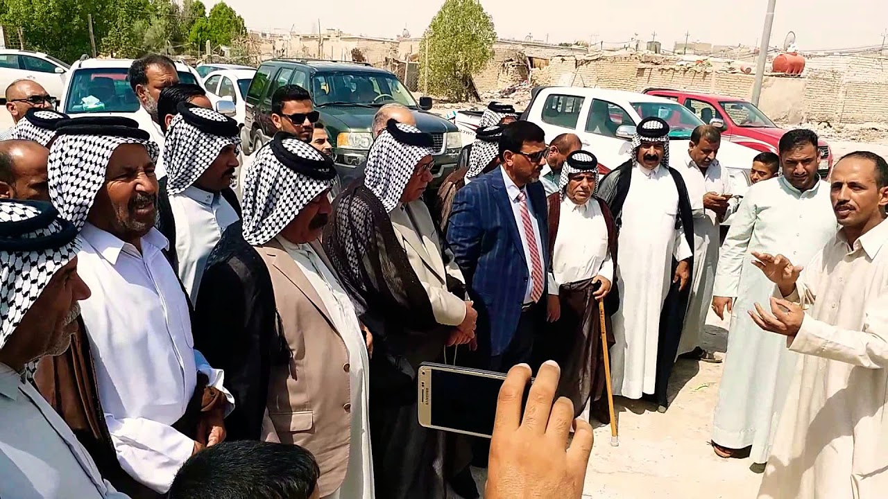 دخول عذاب ال براك و فاضل ال زعيل الى تقي الحسيناوي وترحيبهم من المهوال غني الغزالي زواج استاذ كمال