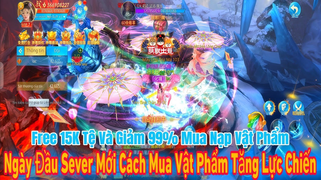 Kiếm Khách Phong Lăng - Cách Tăng Lực Chiến Sever Mới Và Nhận Free 15K Tệ Mỗi Ngày Quá Ngon | X7Game
