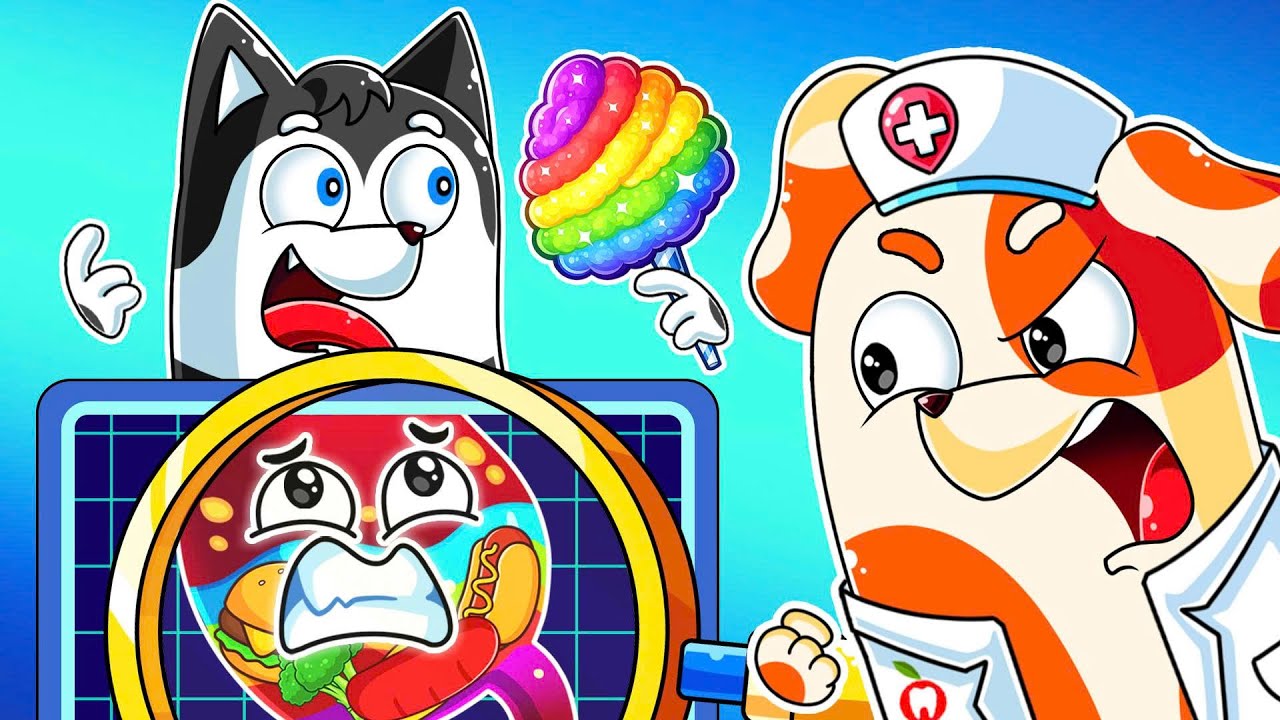 NEW EPISODES | Good Vs. Bad Colorful Candy Lesson! | Kids Cartoon | Hoo Doo Super Pup