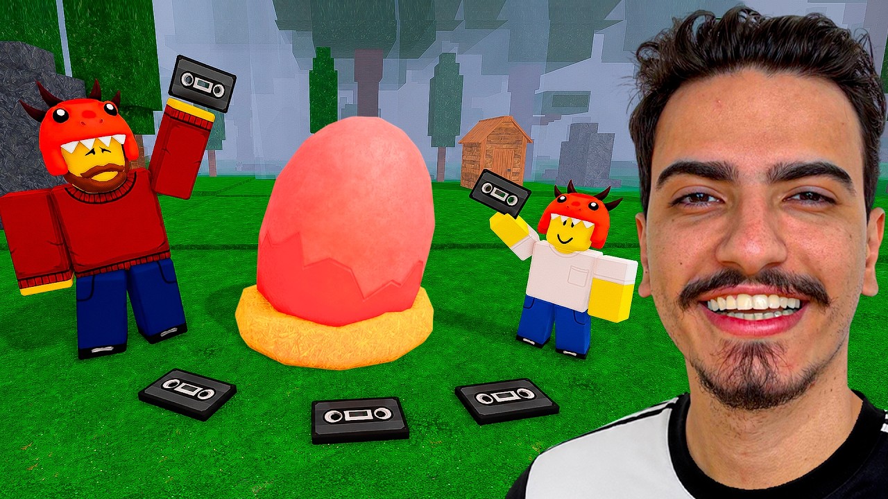 OVO de DINOSSAURO SECRETO ao PROTEGER a CRIAN&Ccedil;A DINO 100 DIAS no 99NOITES NA FLORESTA🥚🦖