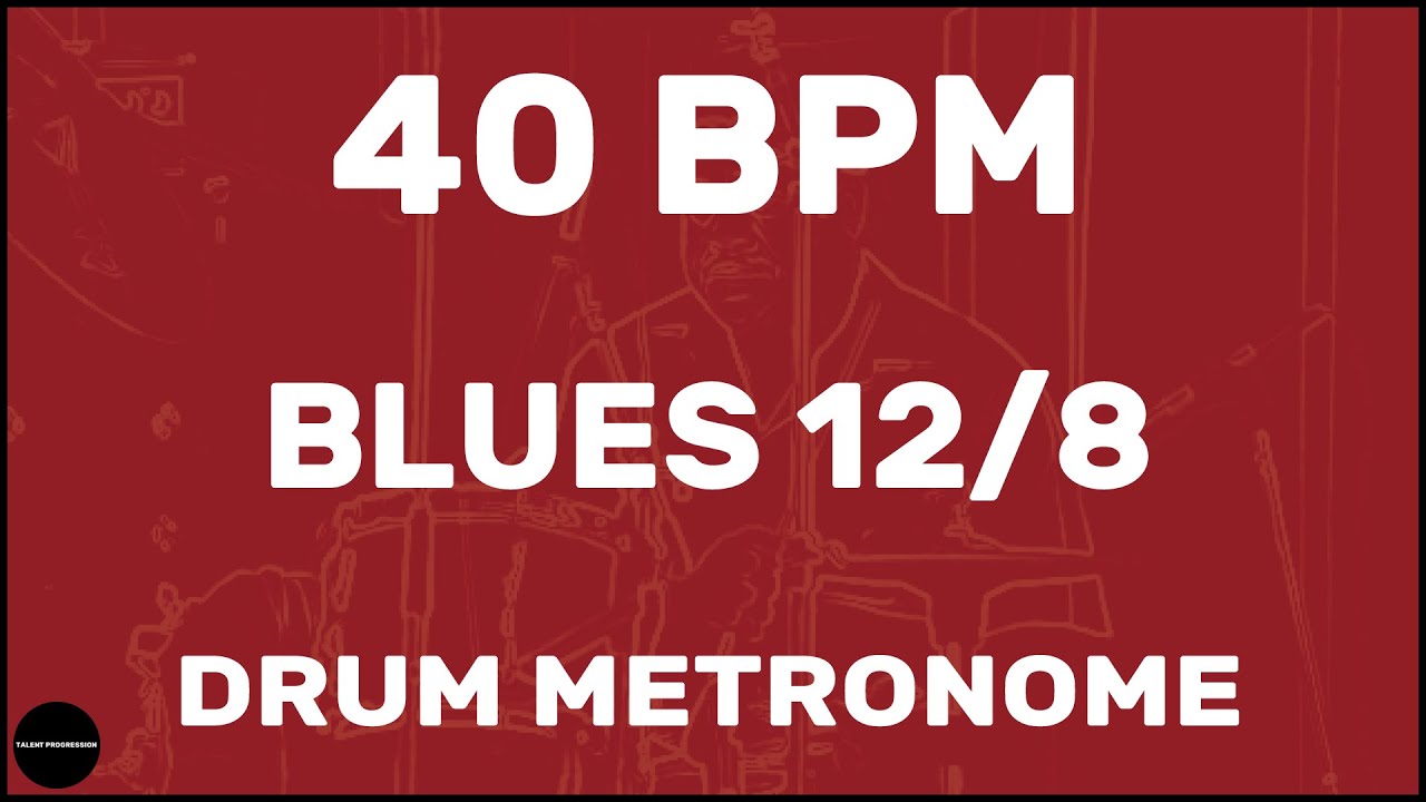 Blues 12/8 | метроном | 40 BPM