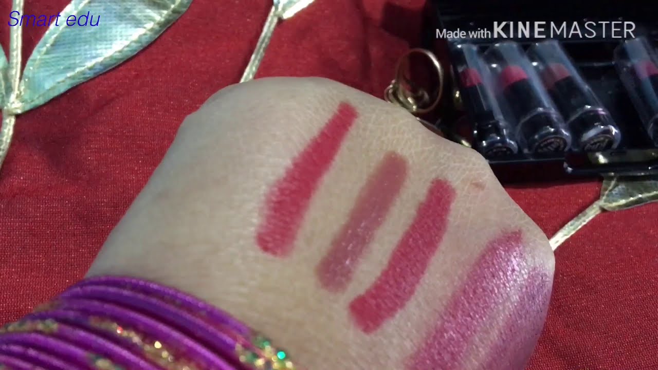 Attitude lipstick||travel pack review ||6 different shades||attitude lipstick Amway product