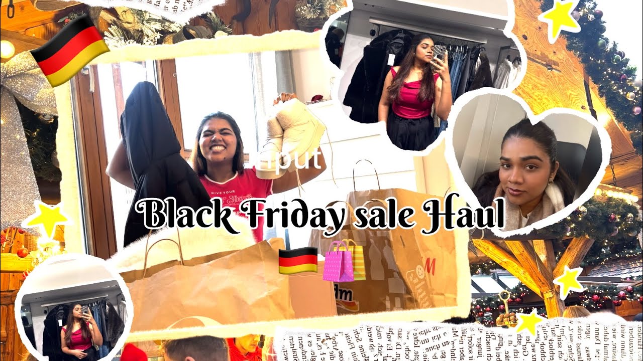 Black Friday Sale Haul🇩🇪 #germany #blackfridaysale #lifeingermany #indianingermany #nurseingermany 