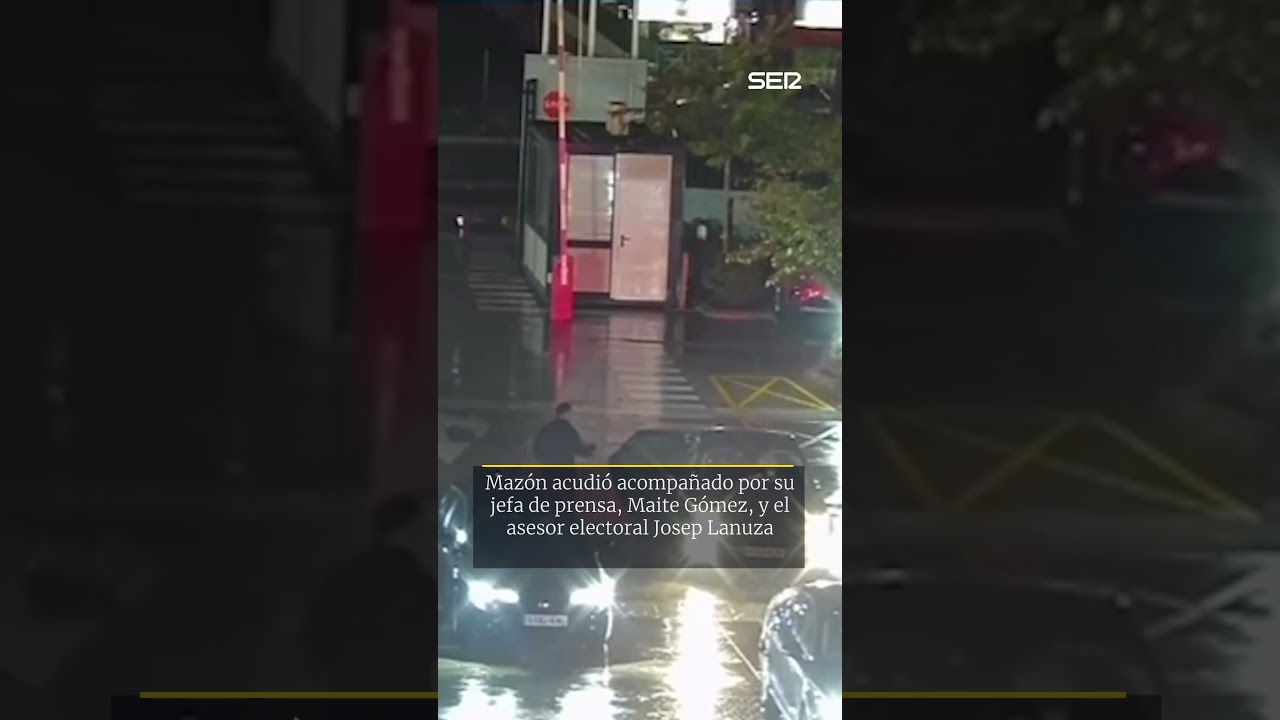 As&iacute; fue la LLEGADA de MAZ&Oacute;N al CECOPI: a las 20:28, dos COCHES y ESCOLTA