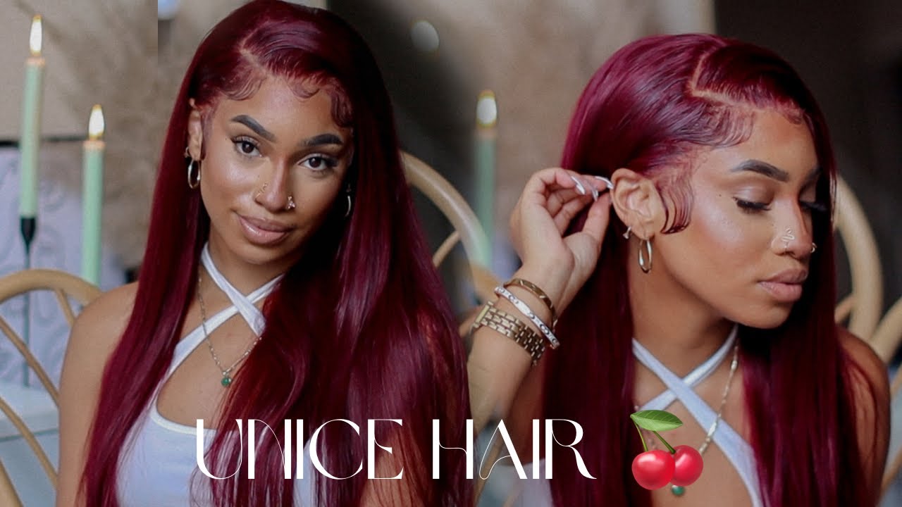 Watch Me Style a Glueless Unice 99j Frontal Wig