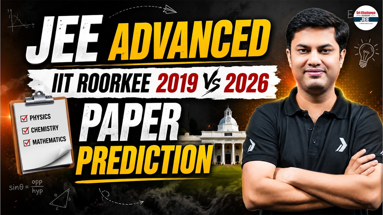 IIT Roorkee JEE Advanced 2019 🆚 2026 Paper Comparison | What To Expect in JEE Advanced 2026❓| #JEE