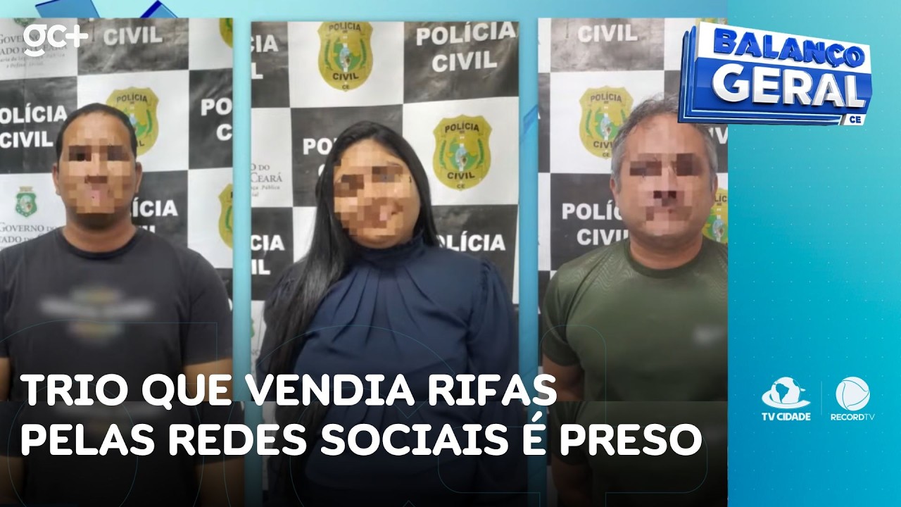 Trio suspeito de integrar associação criminosa  é preso | Balanço Geral CE