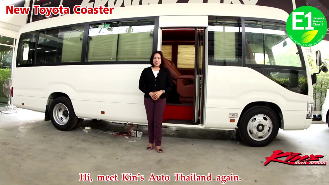 Toyota Coaster Campign vip by  Kin’s Auto Thailand. ISO 9001:2015
