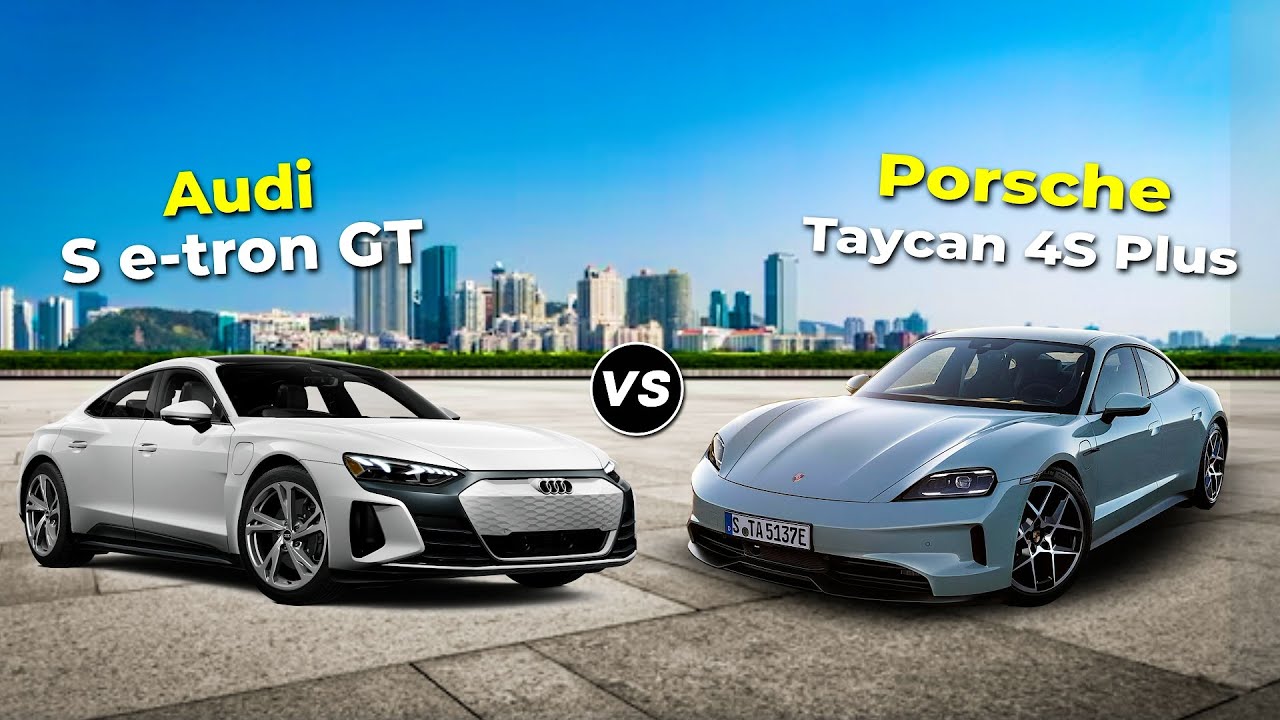 Audi S e tron GT vs Porsche Taycan 4S Plus