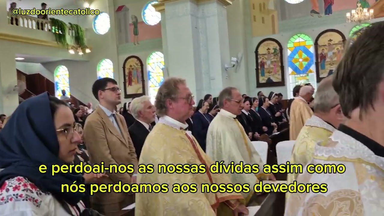 ОТЧЕ НАШ - PAI-NOSSO em UCRANIANO - Coral da ARQUICATEDRAL GRECO-CATÓLICA UCRANIANA DE CURITIBA