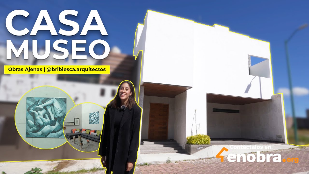 *IMPRESIONANTE* CASA MUSEO LLENA de ARTE con DOBLES ALTURAS | Obras Ajenas | Barbara Bribiesca