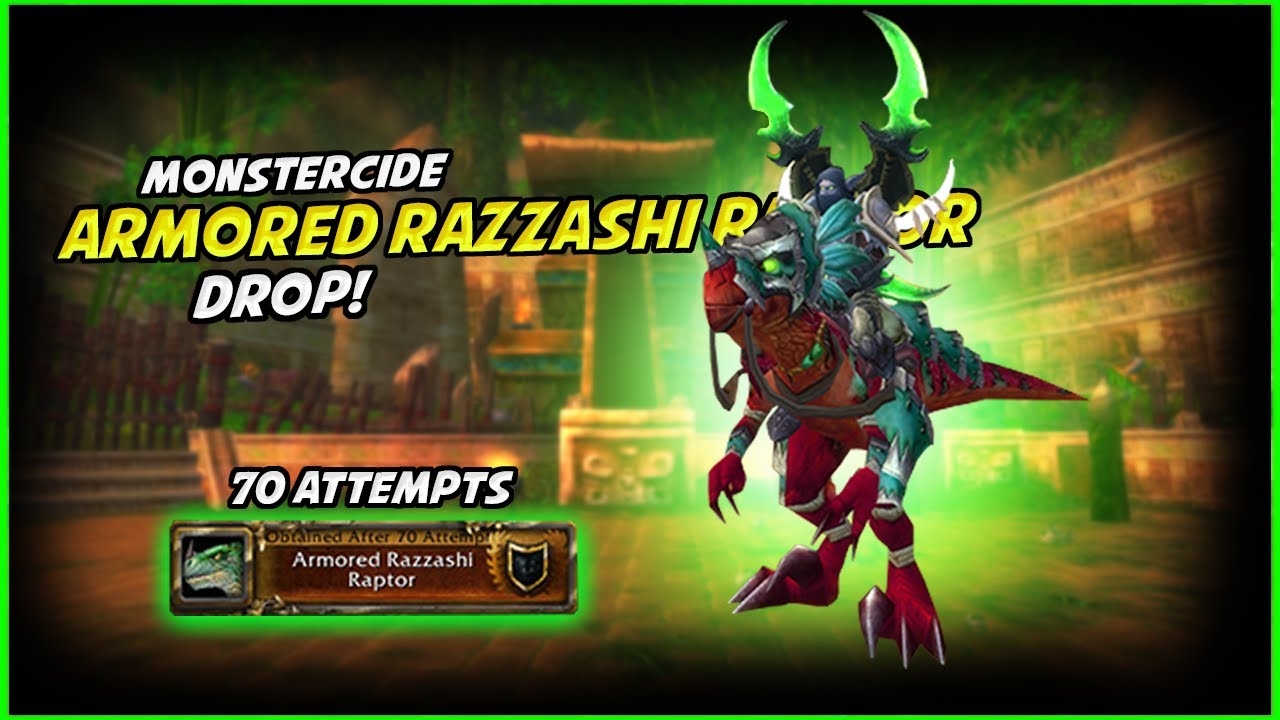 Armored Razzashi Raptor Mount Drop