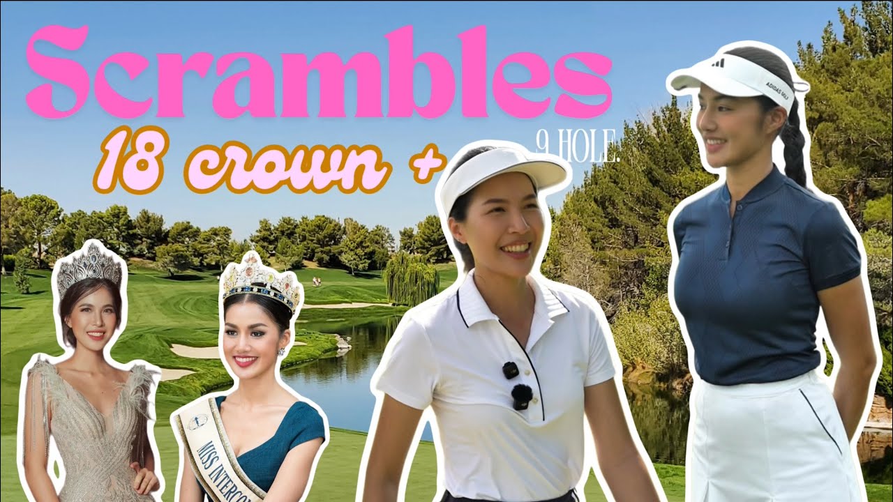 มงชนมง เล่น scrambles 9 หลุม กับ นางสาวไทย ปี 2553