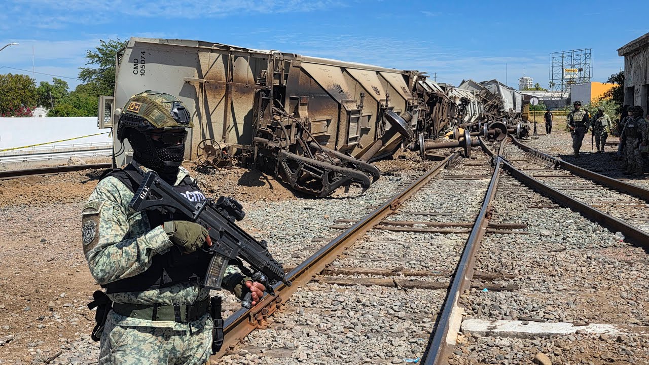 #envivo SE DESCARRILA EL TREN EN CULIACÁN