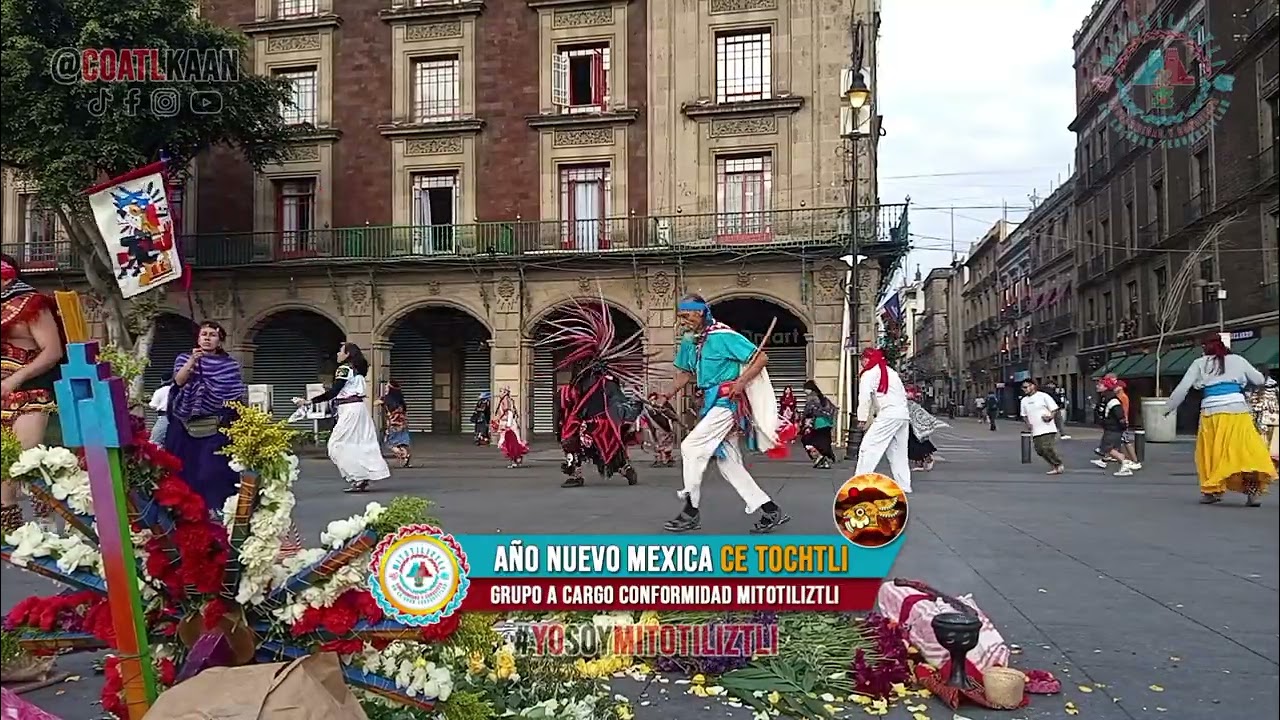Año Nuevo Mexica CE TOCHTLI e inicio del nuevo atado de 52 años CONFOMIDAD MITOTILIZTLI