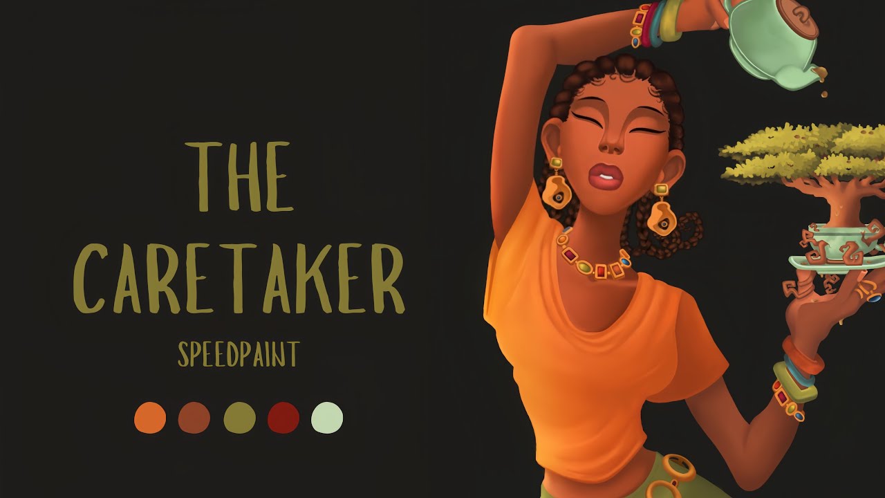 [SPEEDPAINT] The Caretaker | Full Length Process 🌱