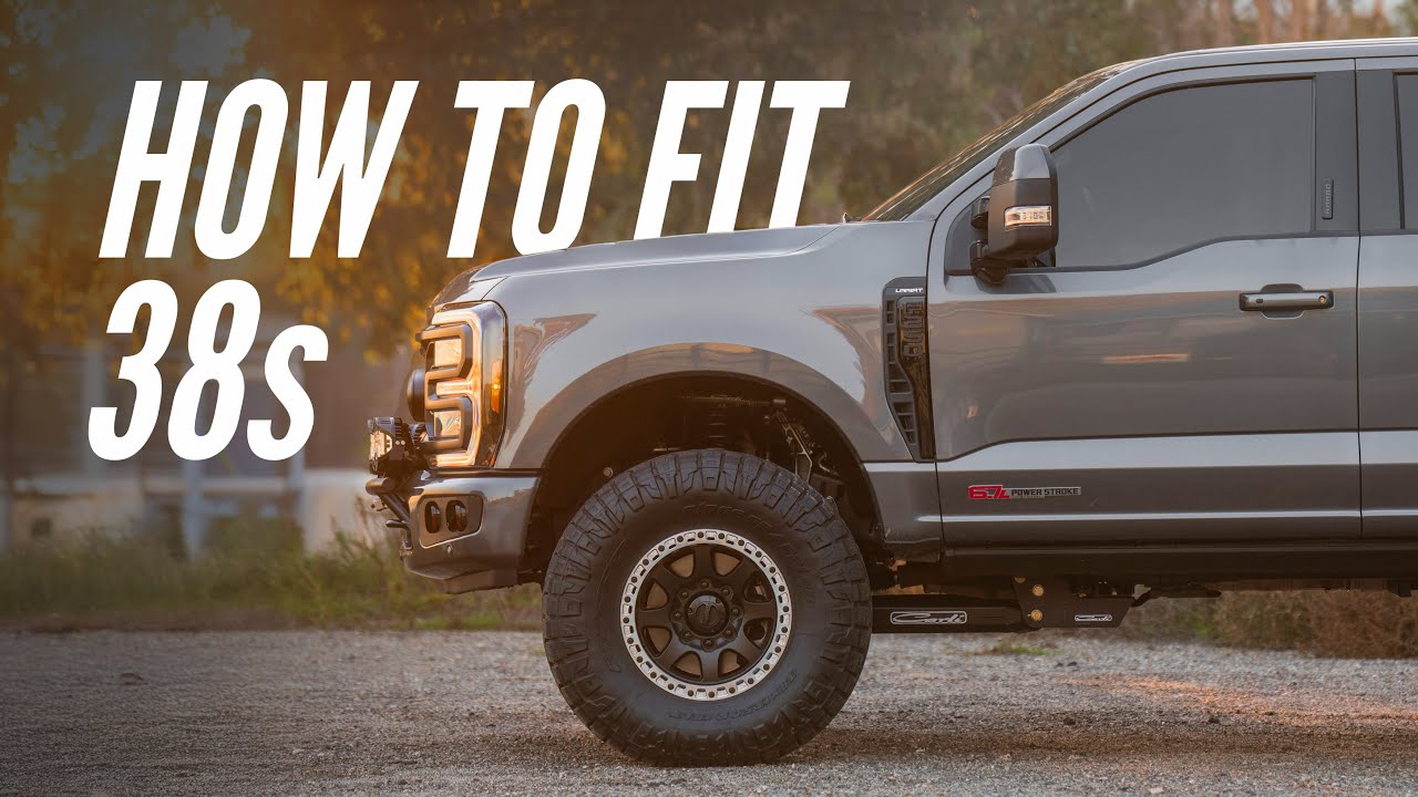 Как правильно установить 38-дюймовые шины на ваш Ford Super Duty