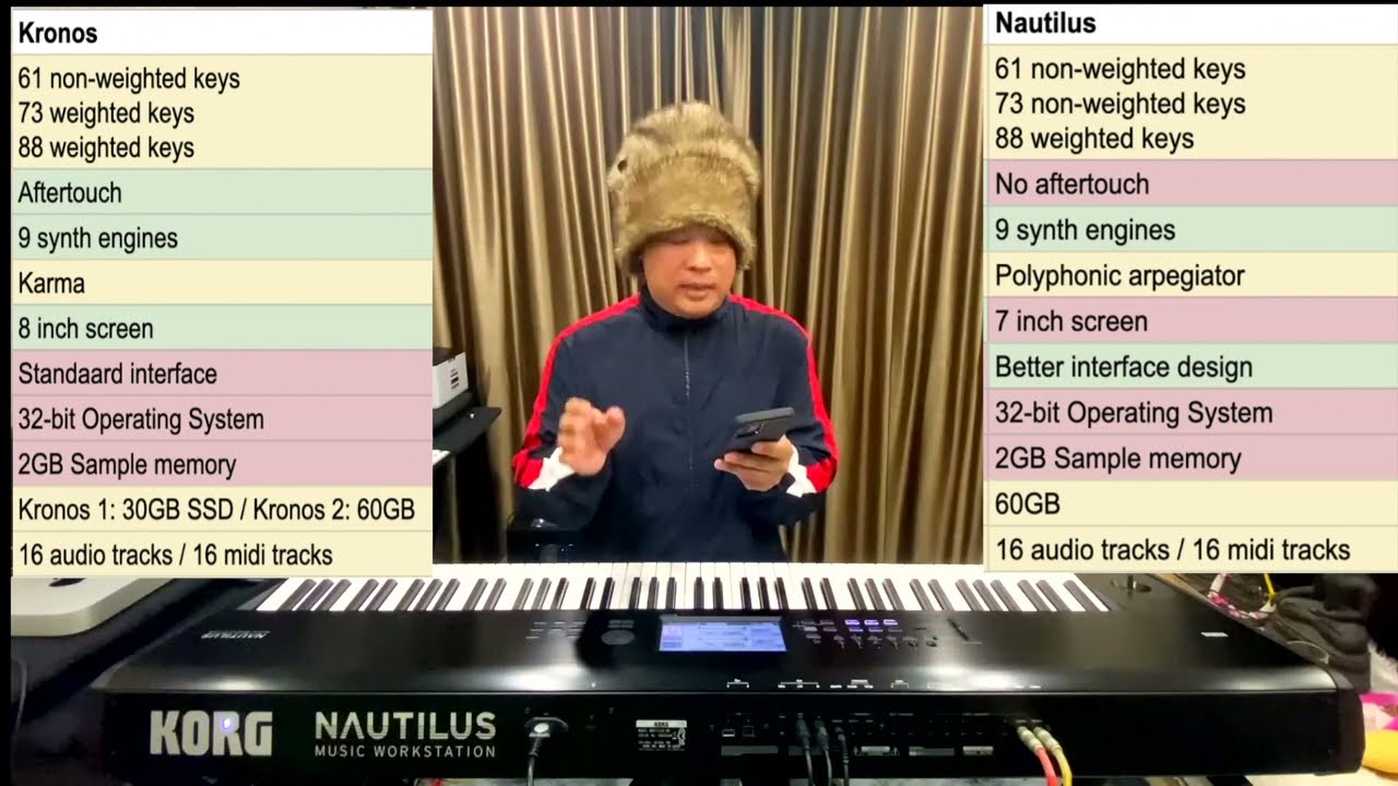 KORG NAUTILUS VS KORG KRONOS