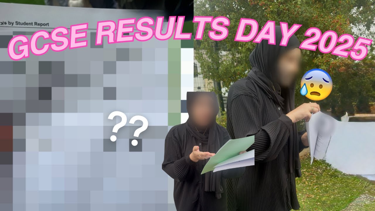 ДЕНЬ РЕЗУЛЬТАТОВ GCSE 2025 *видеоблог* что я НА САМОМ ДЕЛЕ получил...