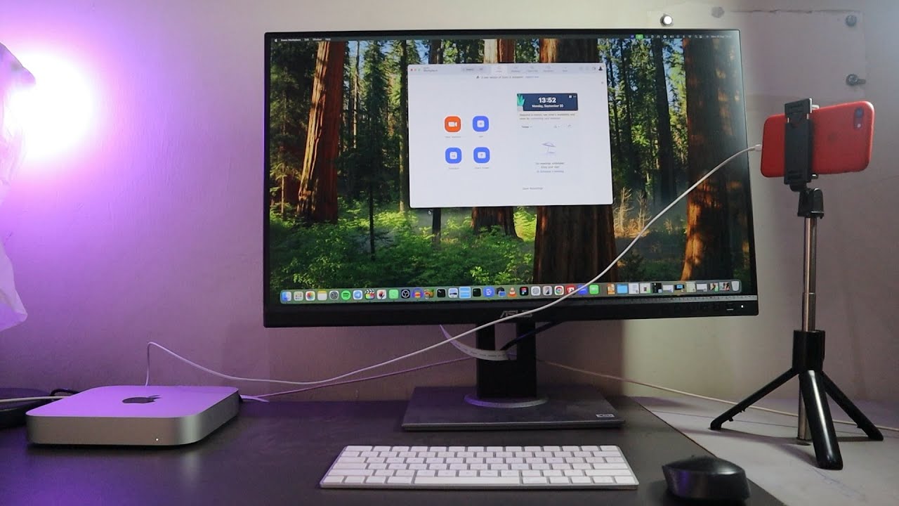 Используйте iPhone как веб-камеру на Mac Mini