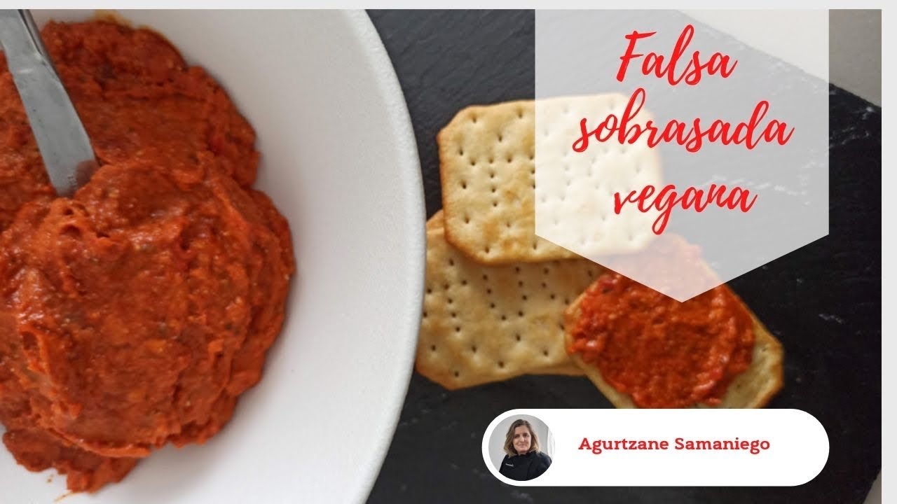 Sobrasada vegana hecha en Thermomix