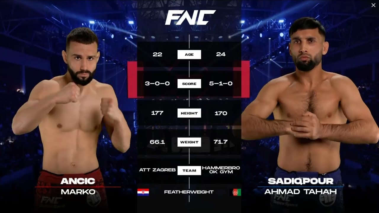 FNC 28 - Slavonski Brod: Marko Ancic vs Ahmad Tahah Sadiqpour