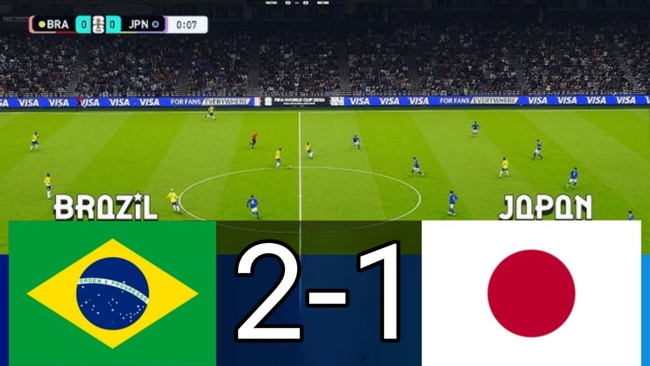 BRAZIL 2-1 JAPAN | 2026 World Cup | Match Highlights