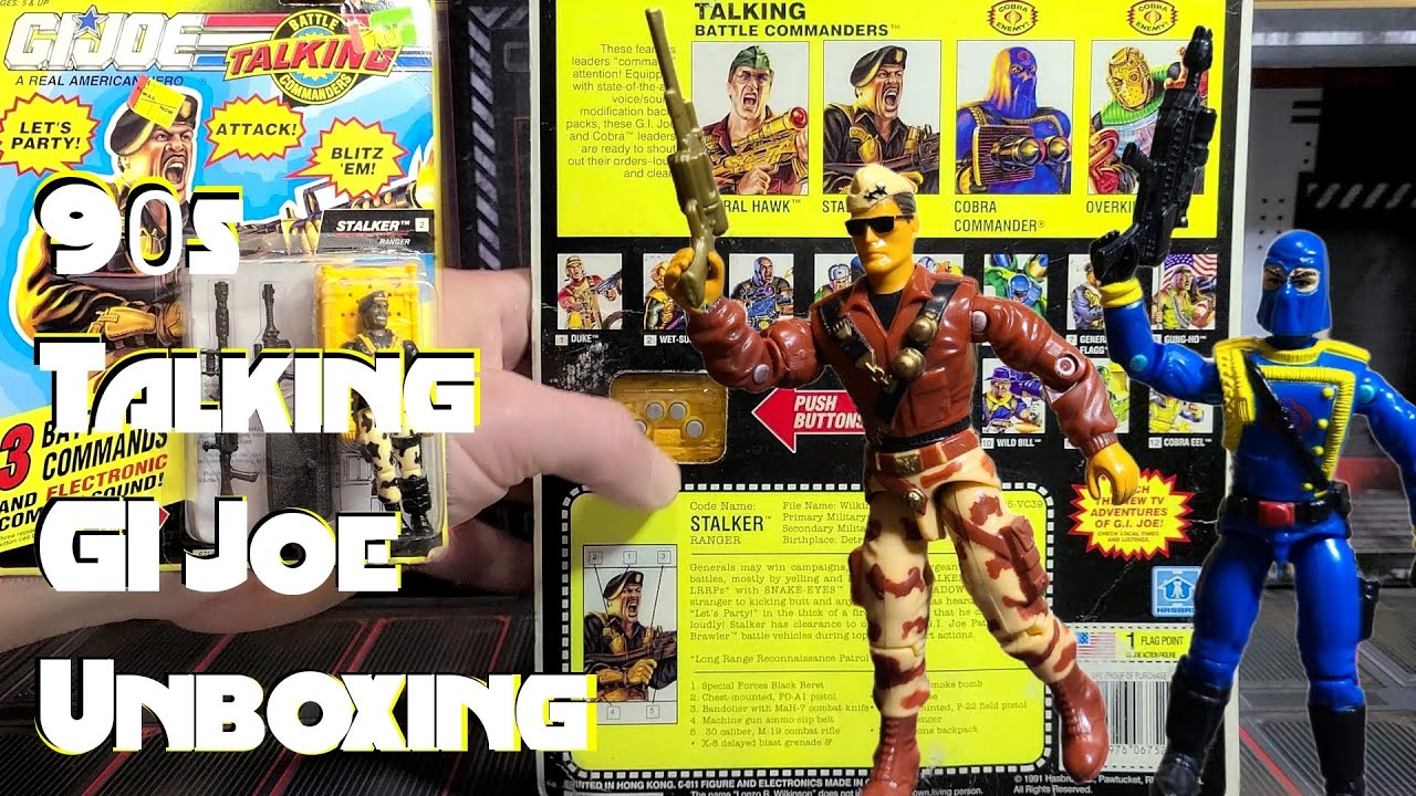 90s GI Joe Talking Figures Unboxing and Play