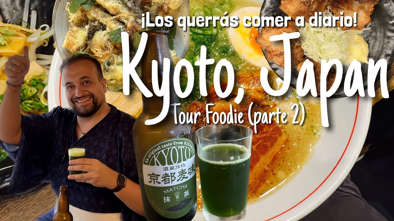 Kyoto foodie 🤤 (2/3) Ramen, Karaage, más ramen, tempura, y más ramen - Kioto Japón Japan HD vlog