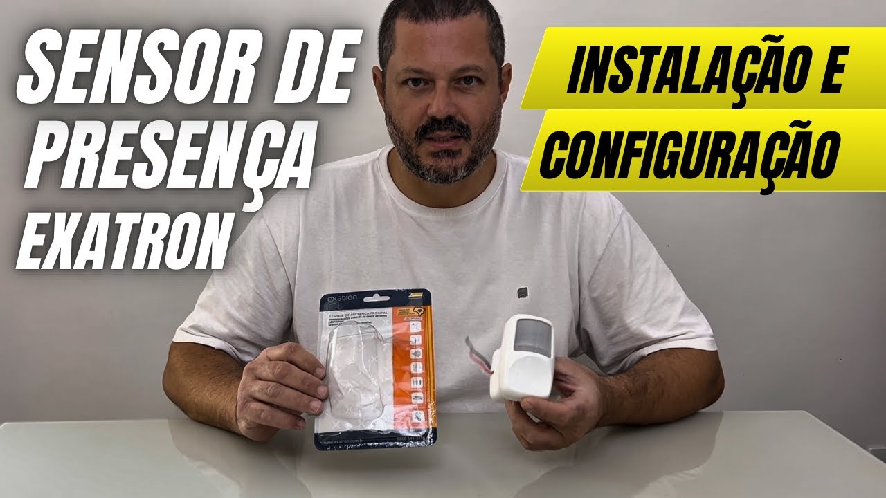 Instalação e configuração do Sensor de Presença Exatron