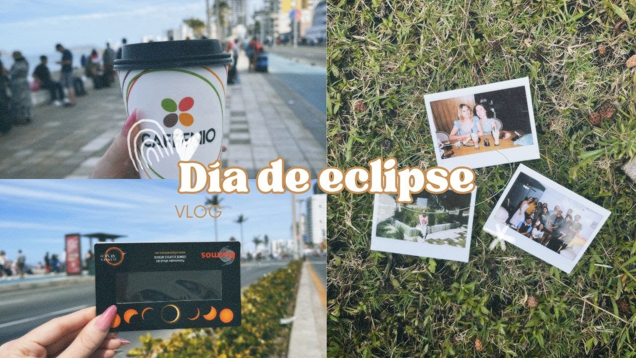 Mazatlán Vlog: Cafeterías bonitas, atardeceres y un Eclipse Total ✨☕️ | Eclipse Solar 2024