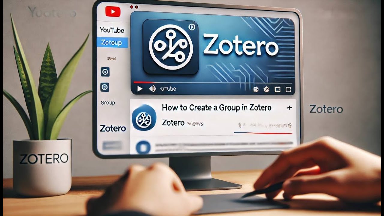 شرح انشاء قروب ومكتبة مشتركة للباحثين في برنامج تنظيم المراجع Zotero|How to create a group in Zotero