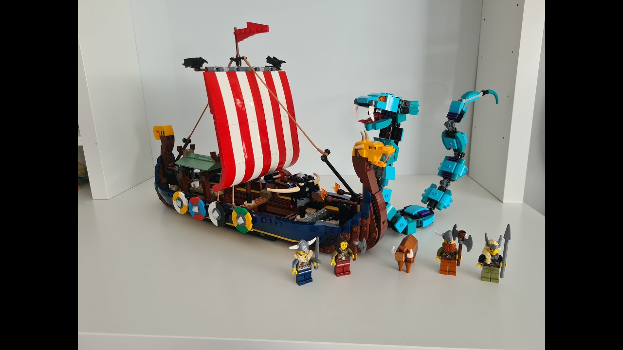 LEGO 31132 Viking Ship and Midgard Serpent MAIN BUILD  Review