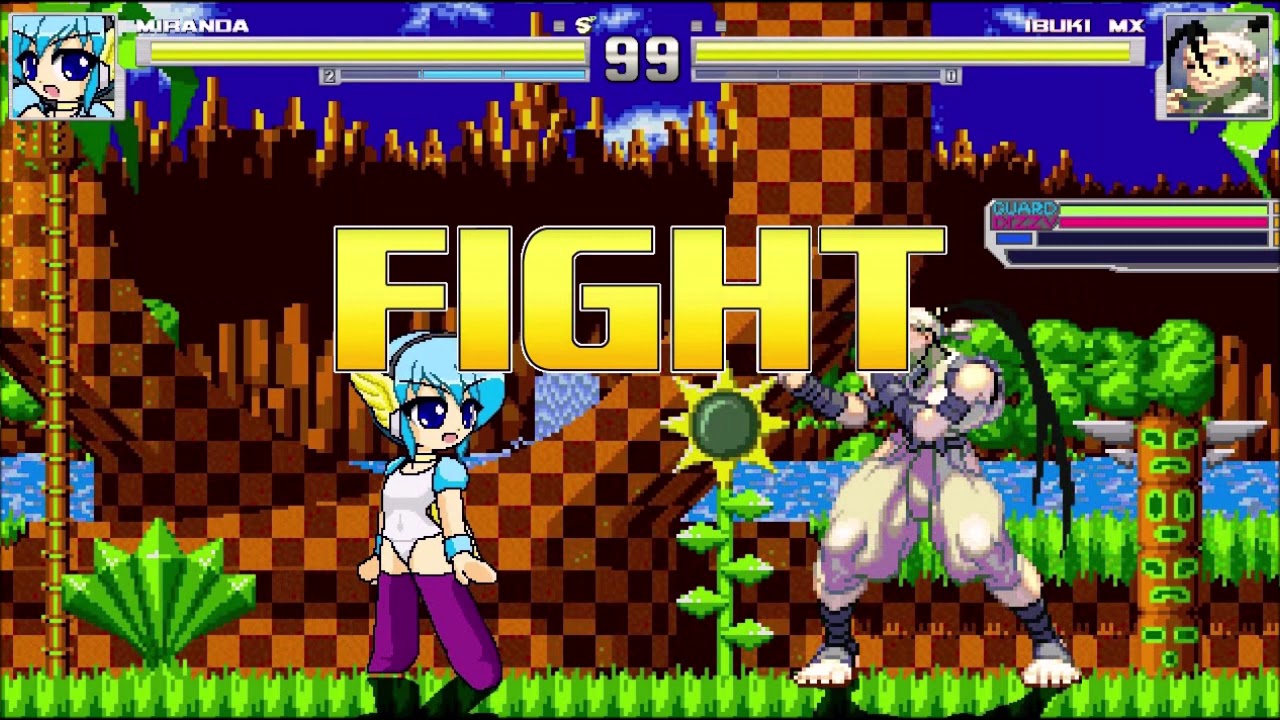 EVE MUGEN HD Miranda Vs Ibuki MX