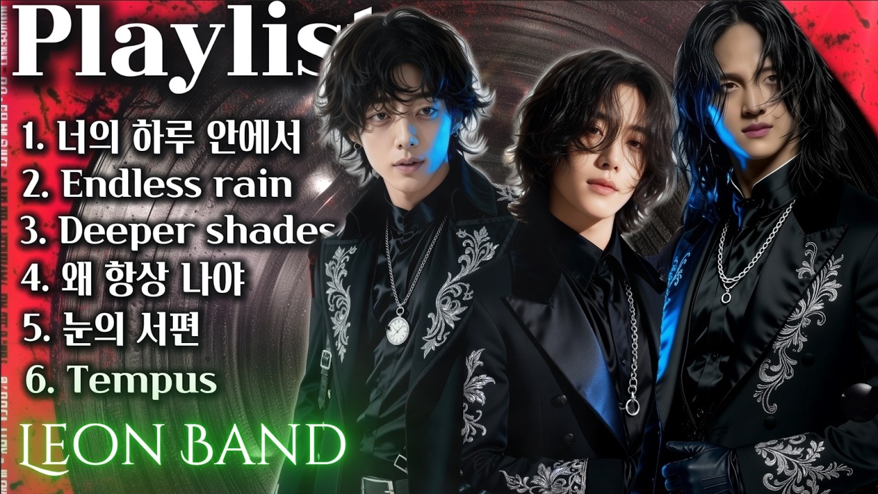 작업용 감성 AI Rock 4시간 Playlist | 리온밴드 전곡 모음 #작업용음악 #공부할때듣는음악 #드라이브 #playlist
