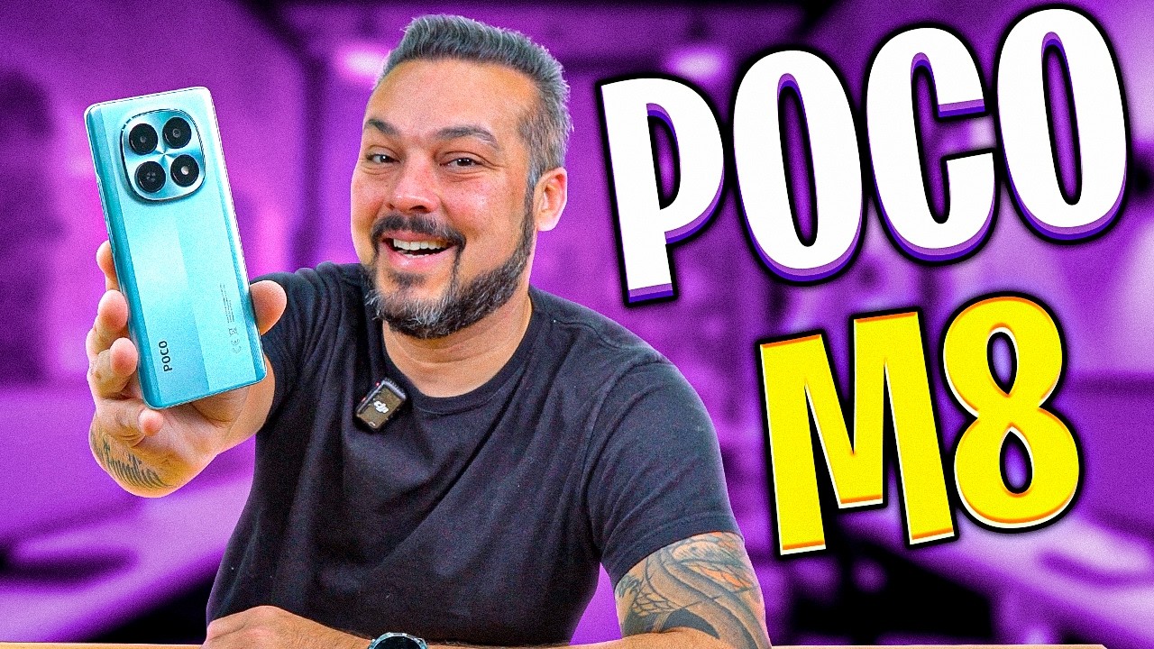 POCO M8 5G! MAIS UM LANÇAMENTO TOP PRA 2026!