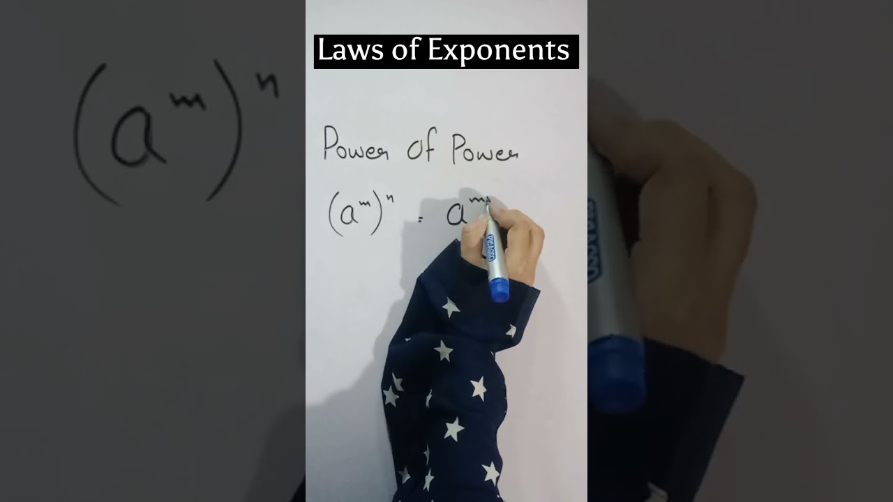 Power and Exponents|Laws of Exponents|Class 8