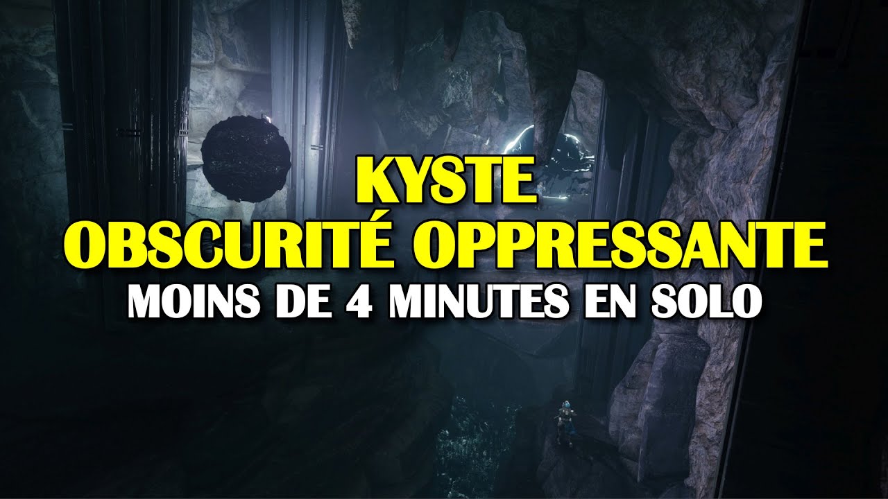 Destiny 2 - Kyste de l'Obscurit&eacute; oppressante - En moins de 4 minutes et en solo (triomphe Rapido)