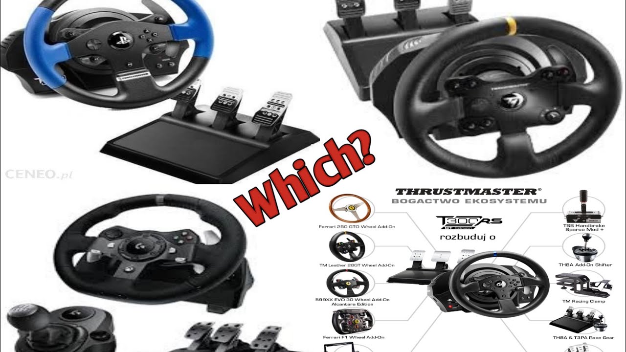 Thrustmaster t300 vs thrustmaster t150 vs Logitech g29 (tx/tmx/g920) the Best steering wheel setup