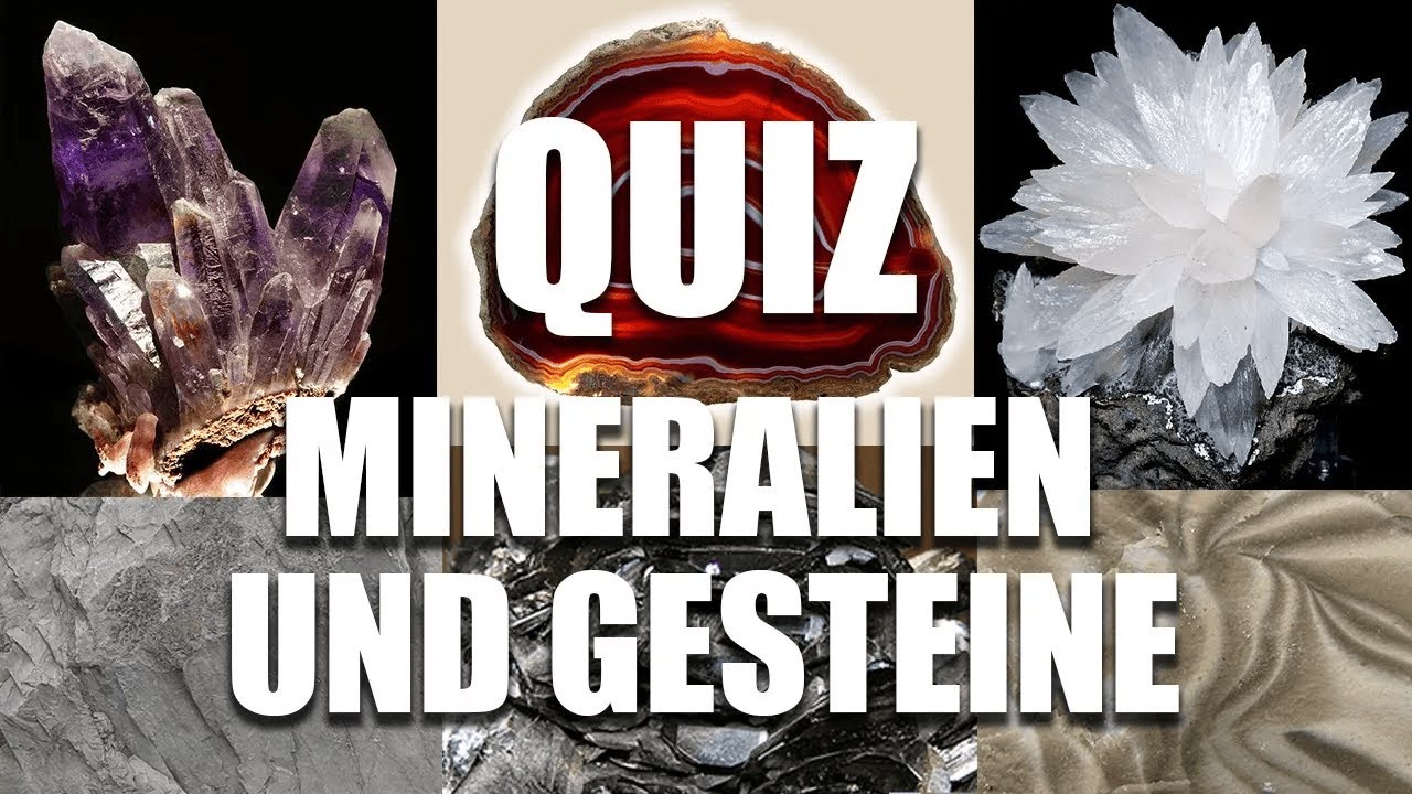 Quiz: Mineralien und Gesteine mit Kommentar
