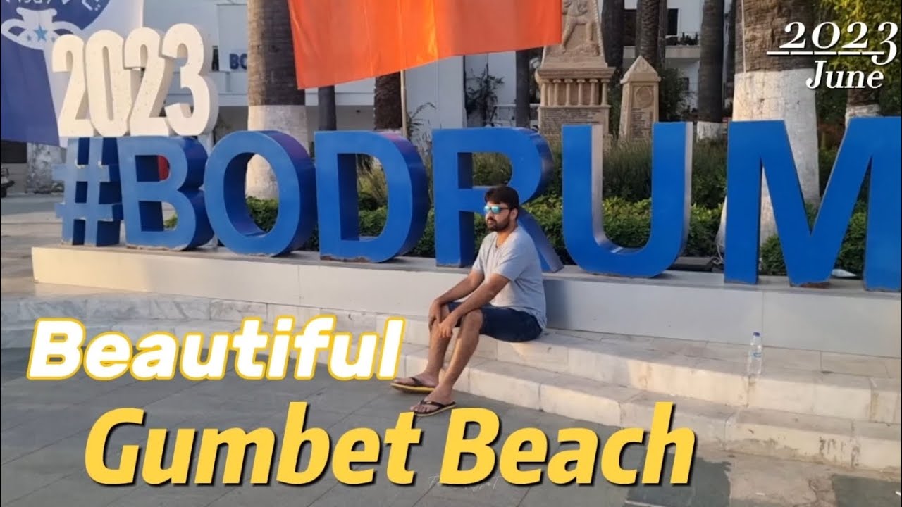 Beautiful Gumbet Beach, Bodrum, Turkey 🇹🇷 ❤️