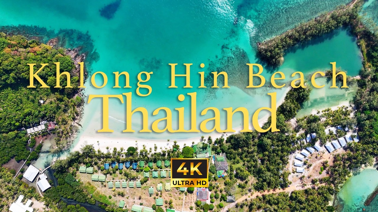 Thailand’s Secret Beach? Stunning Drone View of Khlong Hin, Koh Kood [4K]